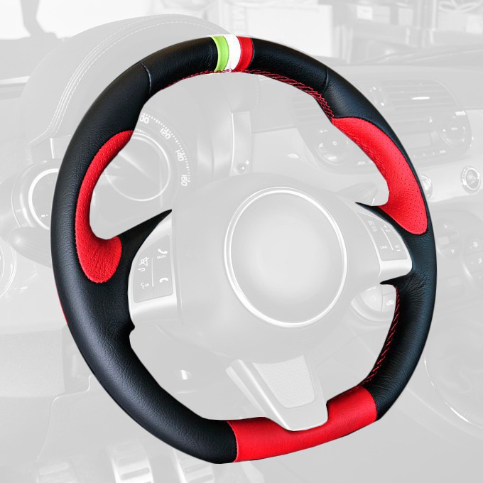 2008-21 Fiat 500 Abarth steering wheel cover