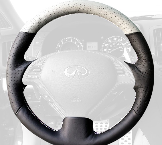 2008-13 Infiniti G37 (V36) steering wheel cover