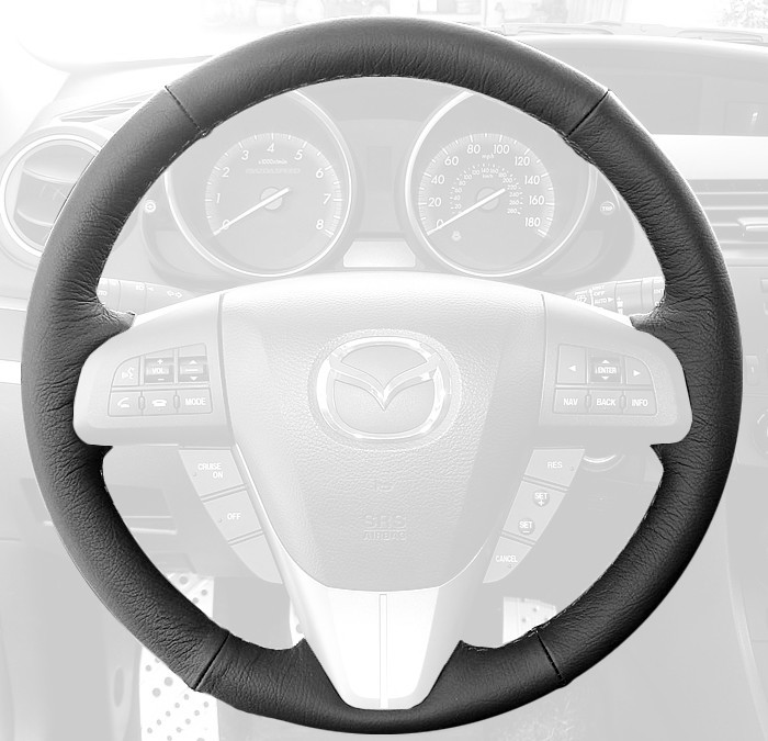 2007-15 Mazda CX-9 steering wheel cover - type 2