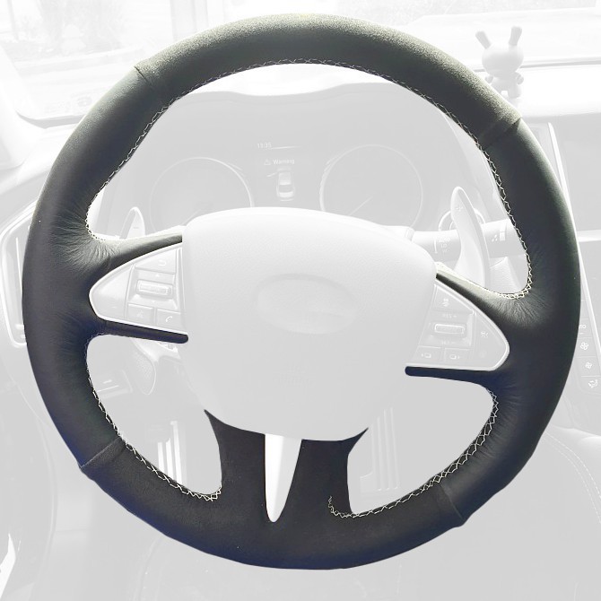 2013-24 Infiniti Q50 steering wheel cover (2013-17)