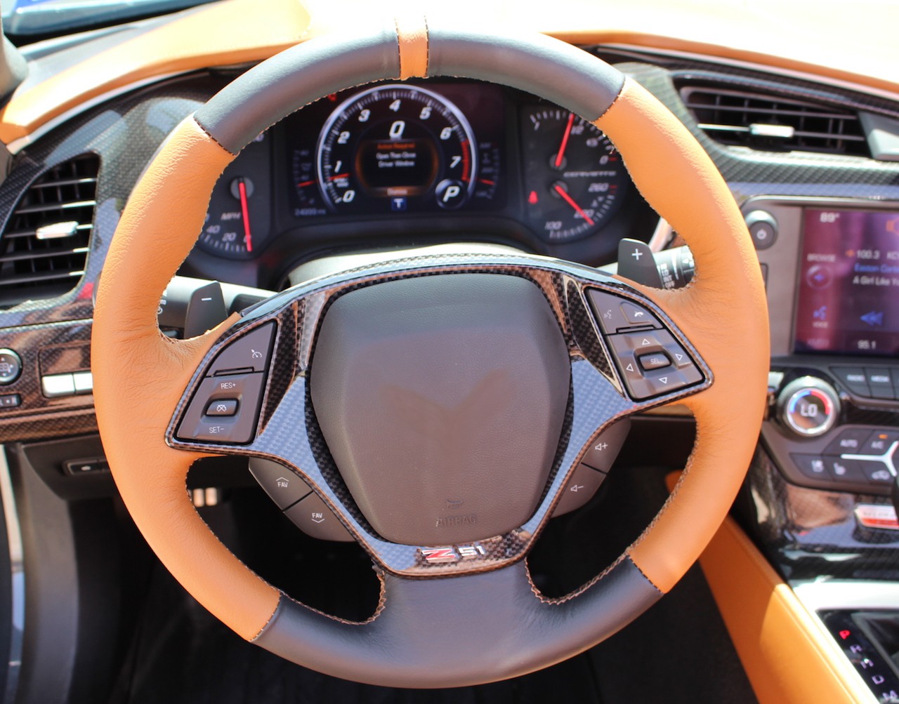 Custom Suede Alcantara M-Sport Steering Wheel Wrap